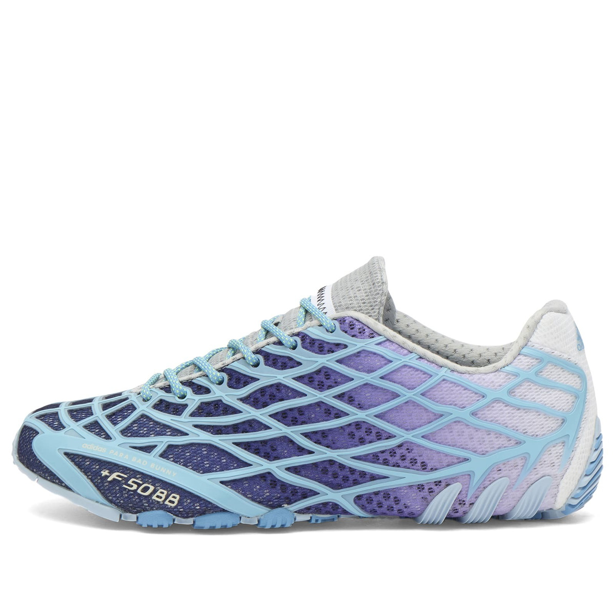Adidas x Bad Bunny F50 Sneaker in Dark Marine/Light Blue/Clear Sky