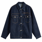 Billionaire Boys Club Men's Script Logo Denim Jacket in Indigo