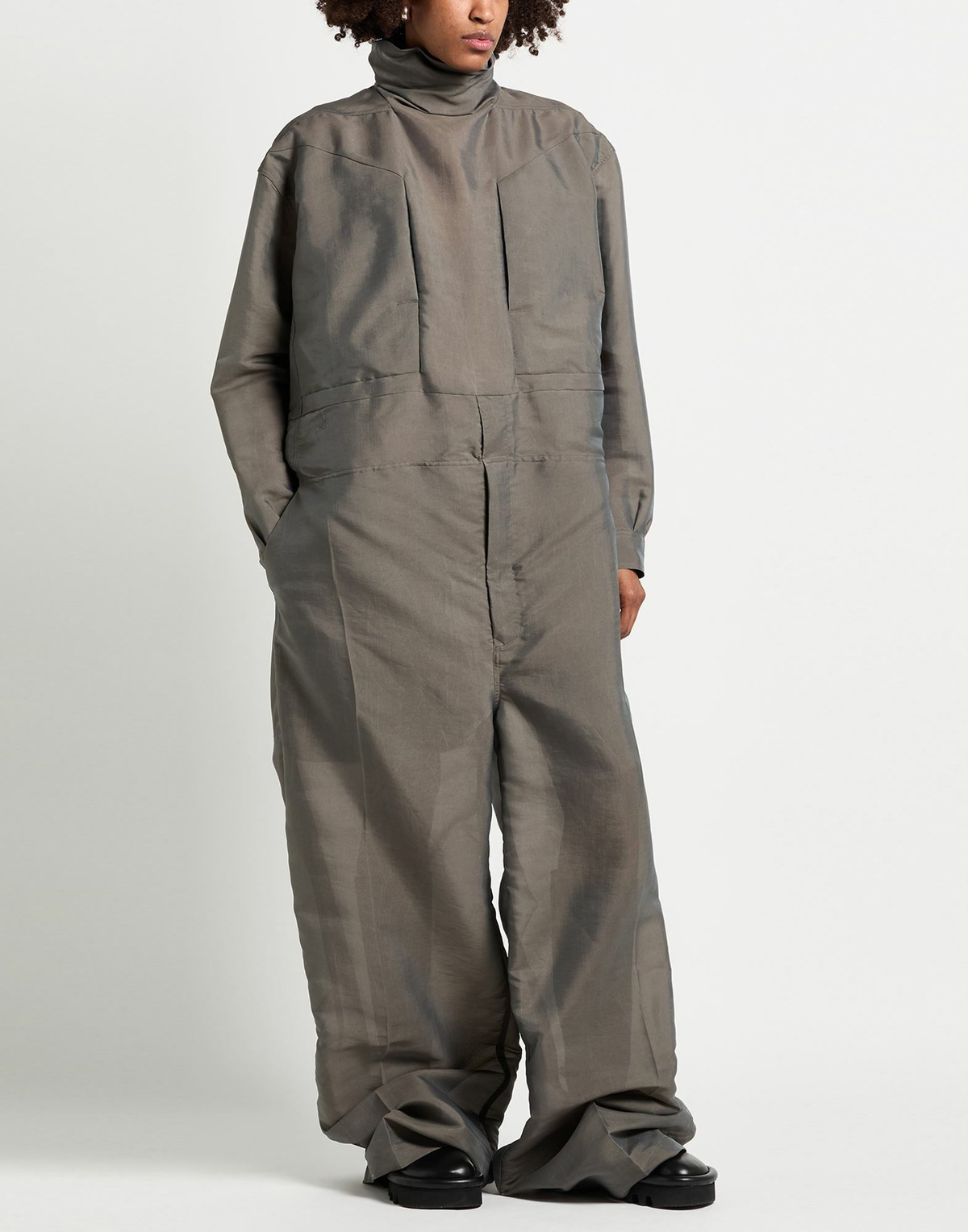 Rick Owens Womens Jumpsuit in Grey