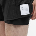 Satisfy Men's Rippy 3" Trail Shorts in Black