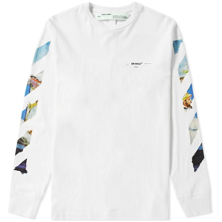 Photo: Off-White Long Sleeve Colour Painting Diagonals Tee