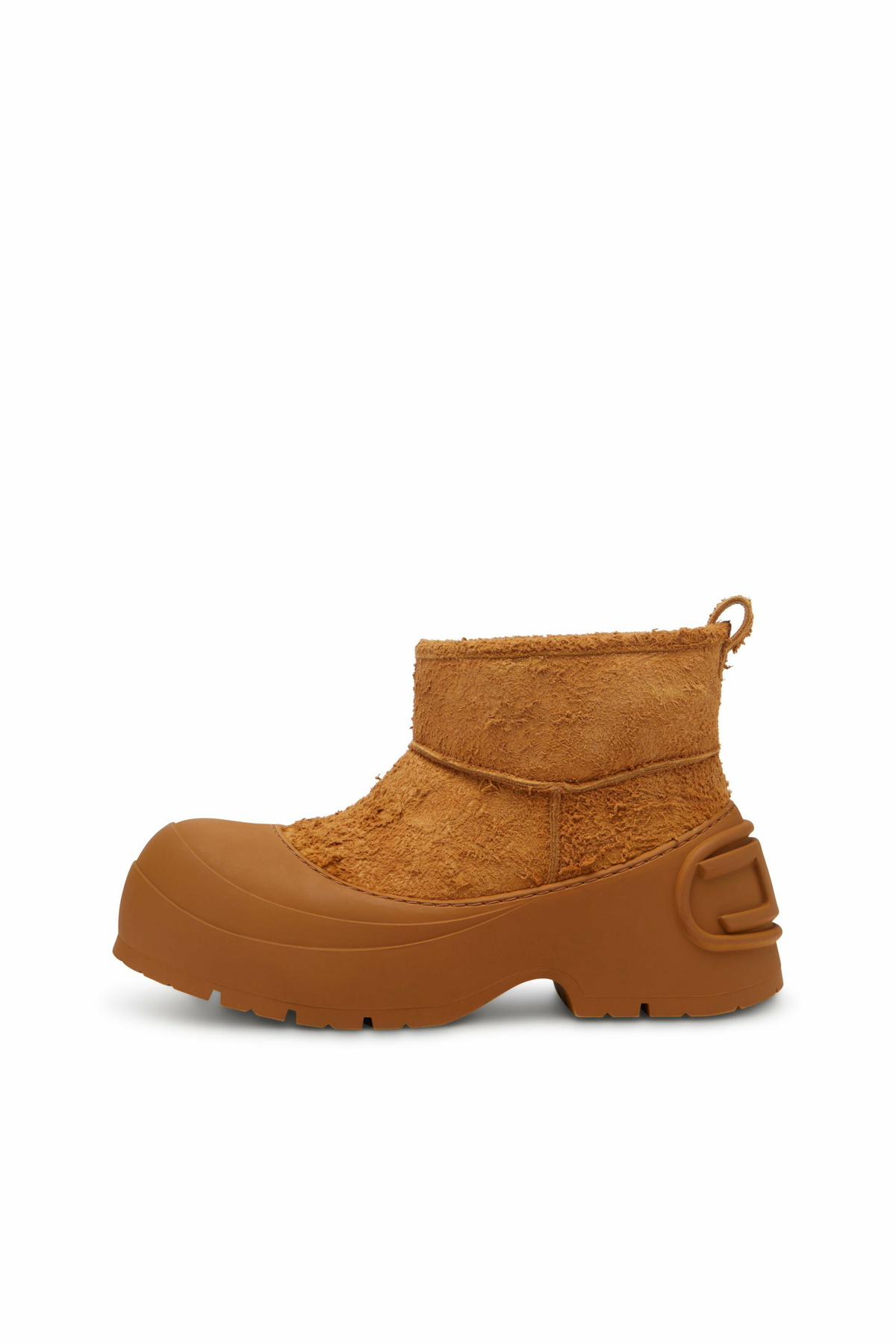Diesel Chunky ankle boot with lug sole - Boots Mens in Brown