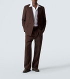 Umit Benan Richard linen and wool suit jacket