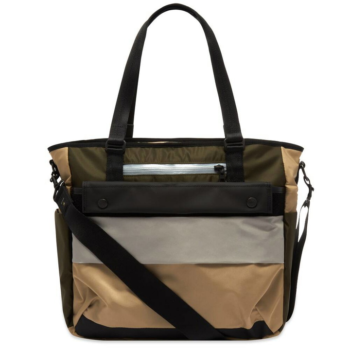 Photo: Master-Piece Men's Age Tote Bag in Beige