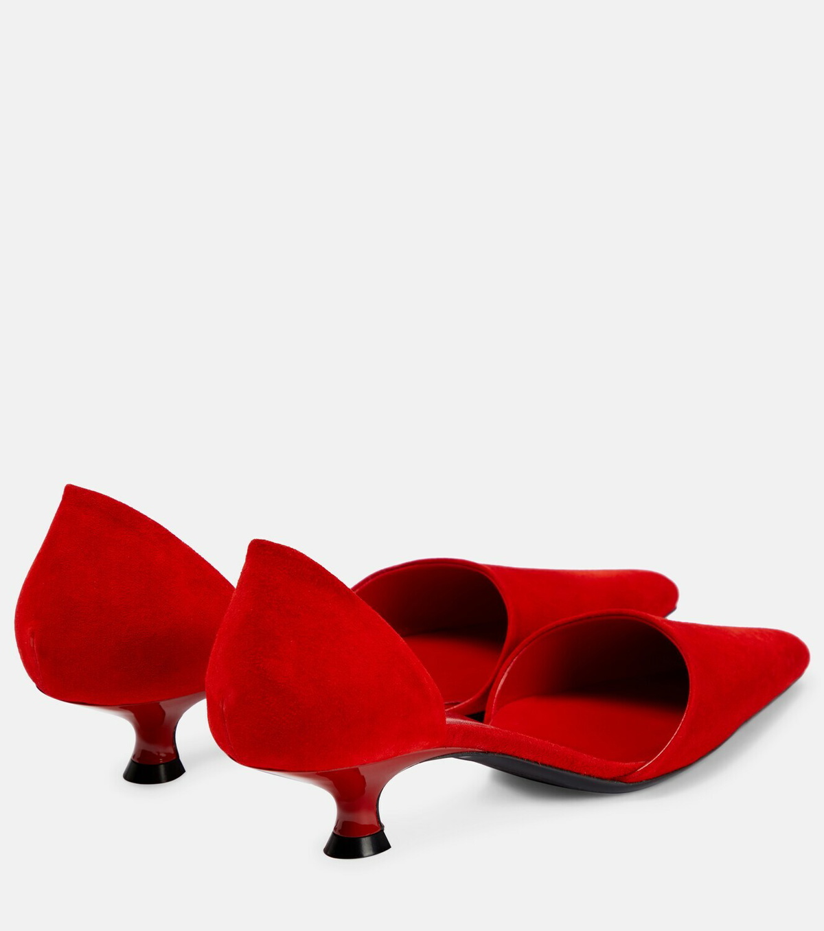 Khaite - Seville D'Orsay suede pumps Khaite