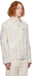 young n sang Pink Floral Shirt