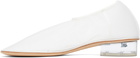 Studio Amelia White Vestige Ballerina Flats
