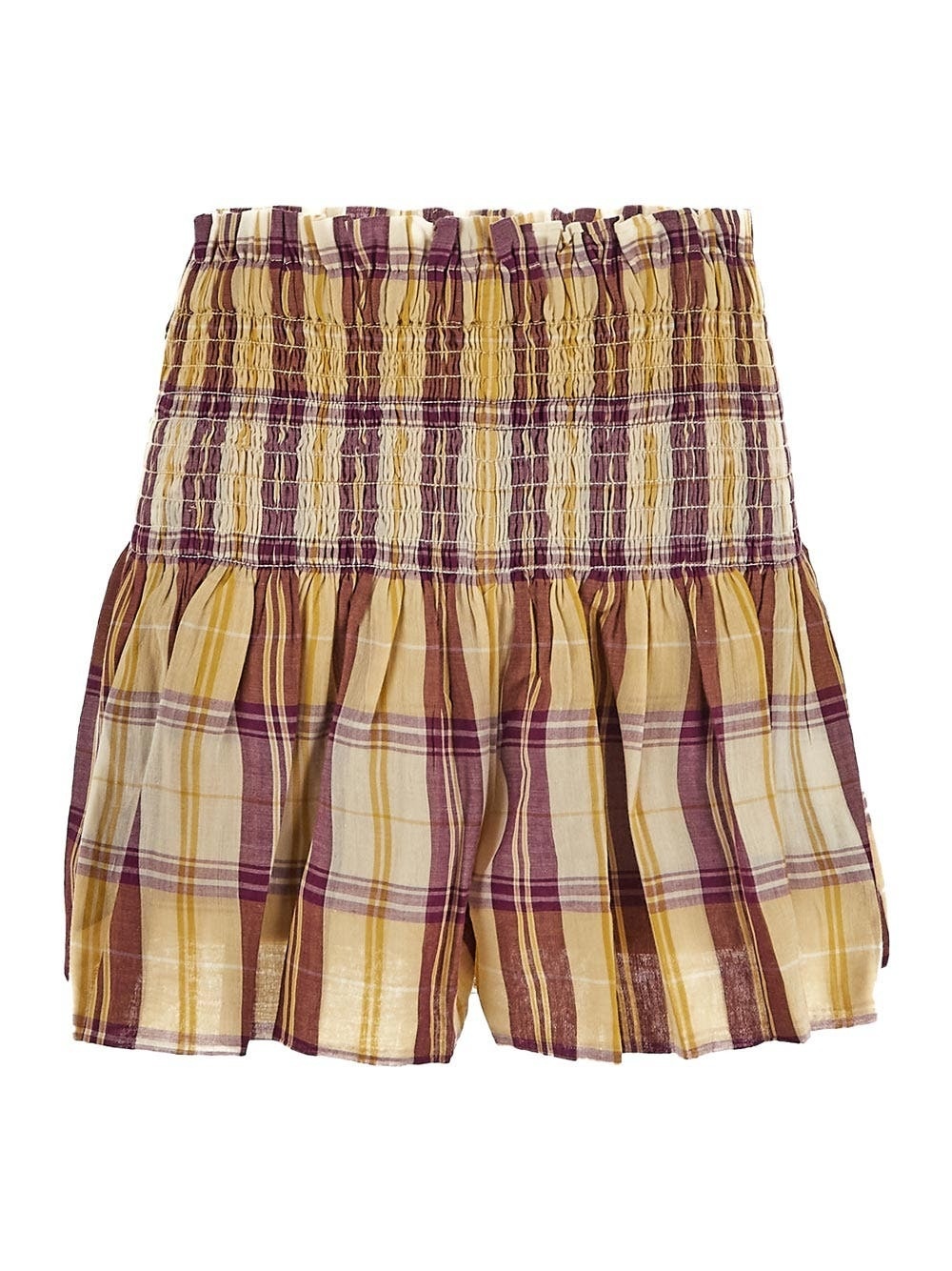 Photo: Isabel Marant Etoile Checkered Shorts