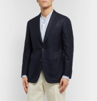 Thom Sweeney - Navy Unstructured Wool and Cashmere-Blend Blazer - Blue