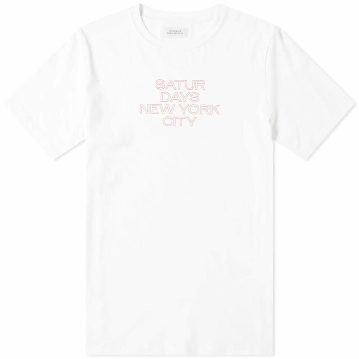 Photo: Saturdays NYC Mars Outline Tee