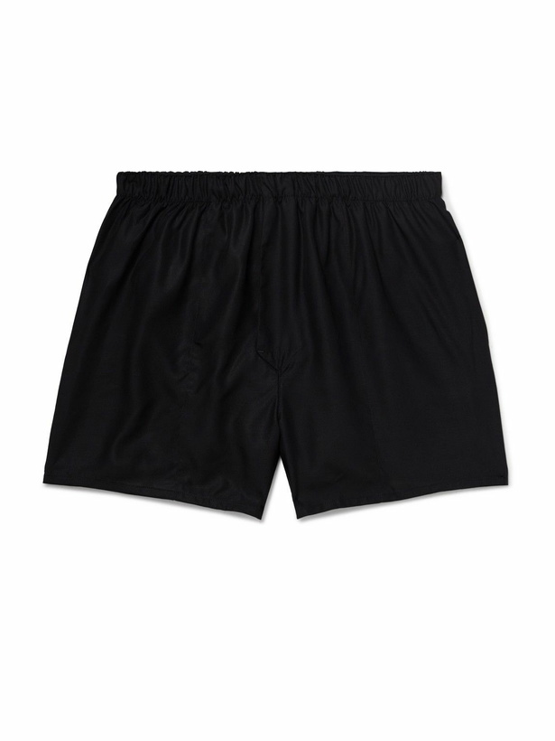 Photo: CDLP - TENCEL™ Lyocell-Poplin Boxer Shorts - Black