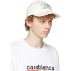 Casablanca Off-White Laurel Patch Cap
