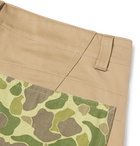 Junya Watanabe - Camouflage-Print Cotton-Twill Shorts - Beige