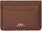 A.P.C. Brown Andre Card Holder