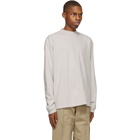 John Elliott Grey 900 Mock Neck Long Sleeve T-Shirt