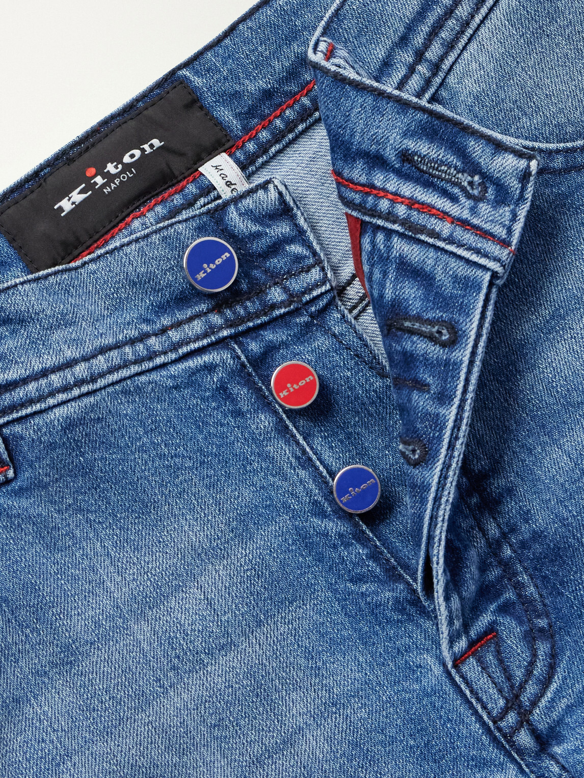 Kiton - Straight-Leg Jeans - Blue