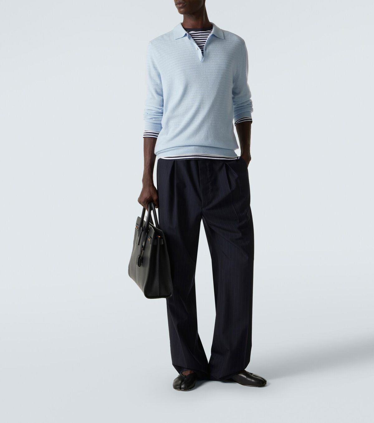 Arch4 Cashmere polo sweater