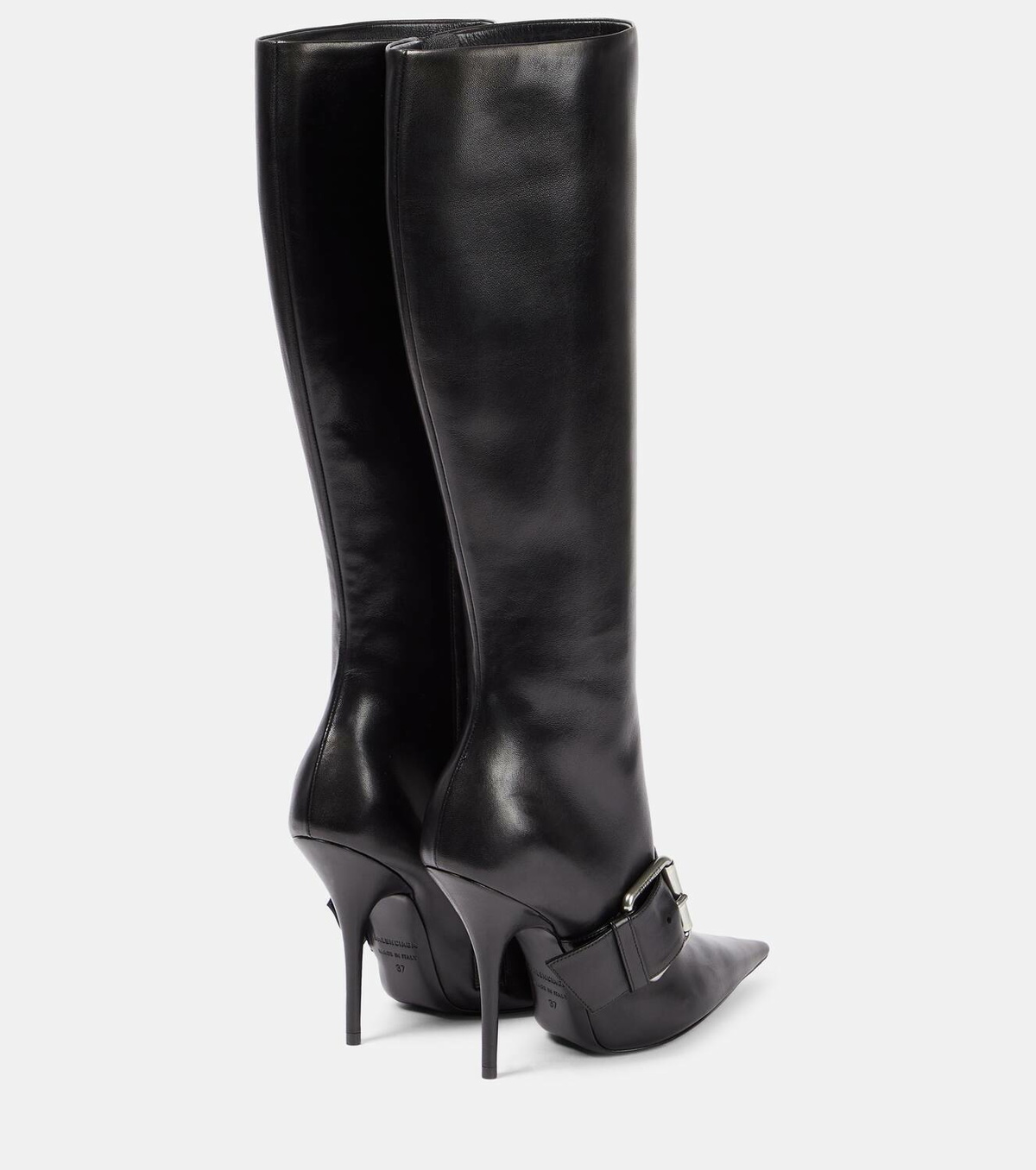 Balenciaga Knife 110 leather knee-high boots Balenciaga