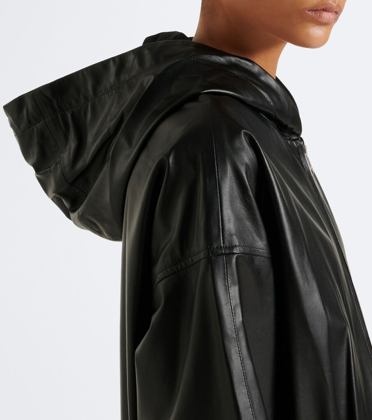 Arma Guisy hooded leather jacket