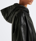 Arma Guisy hooded leather jacket
