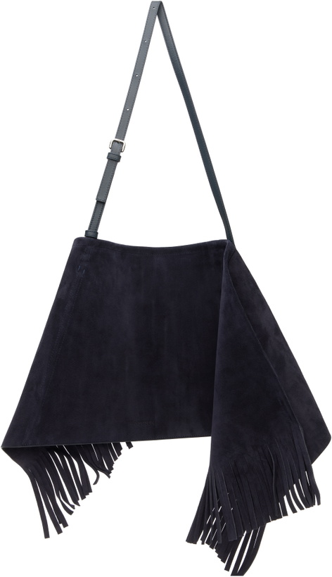 Photo: JW Anderson Navy Medium Scarf Bag