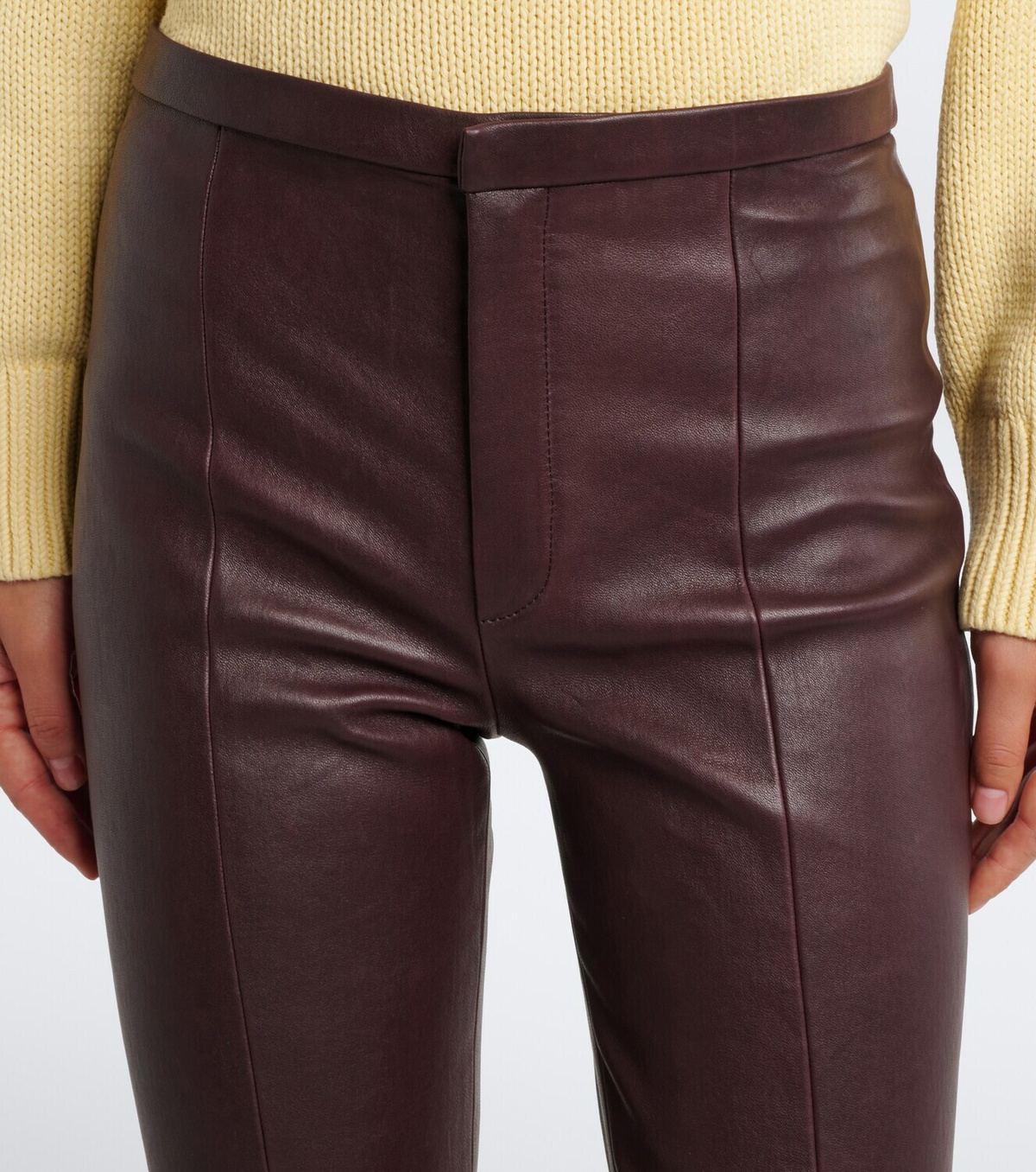 Stouls Icham leather flared pants