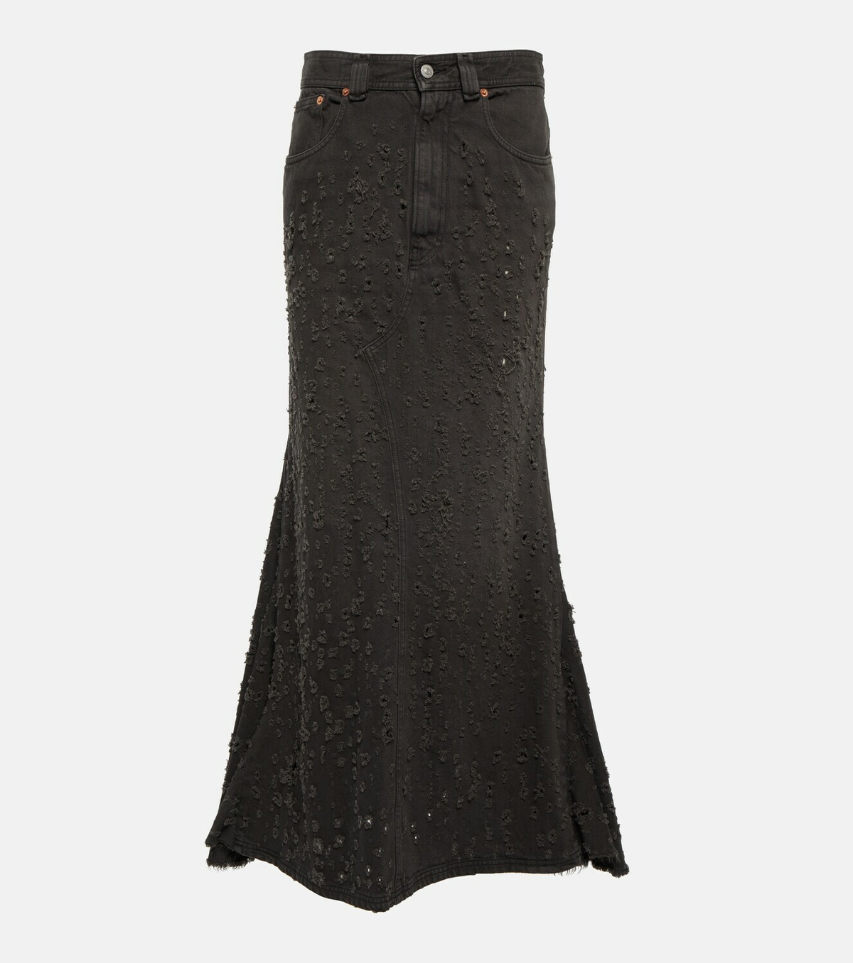 スカート Maison Margiela SS25 LONG SKIRT (S51MI0006 S30383 961) Maison Margiela: Women's Anonymity of the Lining Denim Skirt