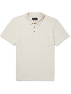 HOWLIN' - Mr Fantasy Cotton-Blend Terry Polo Shirt - Neutrals - S