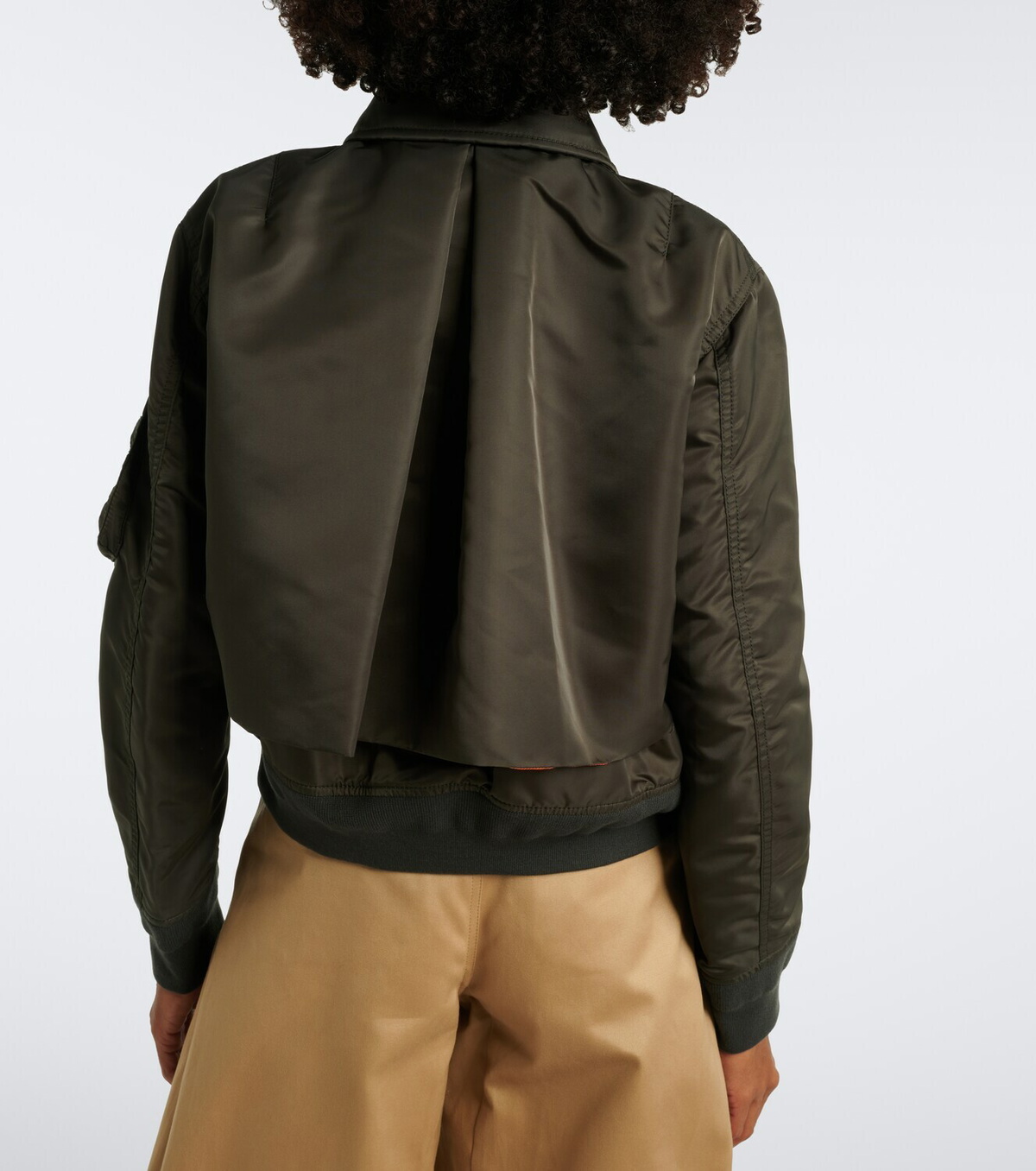 Sacai Layered technical bomber jacket