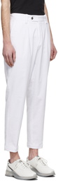 Boss White Perin Trousers