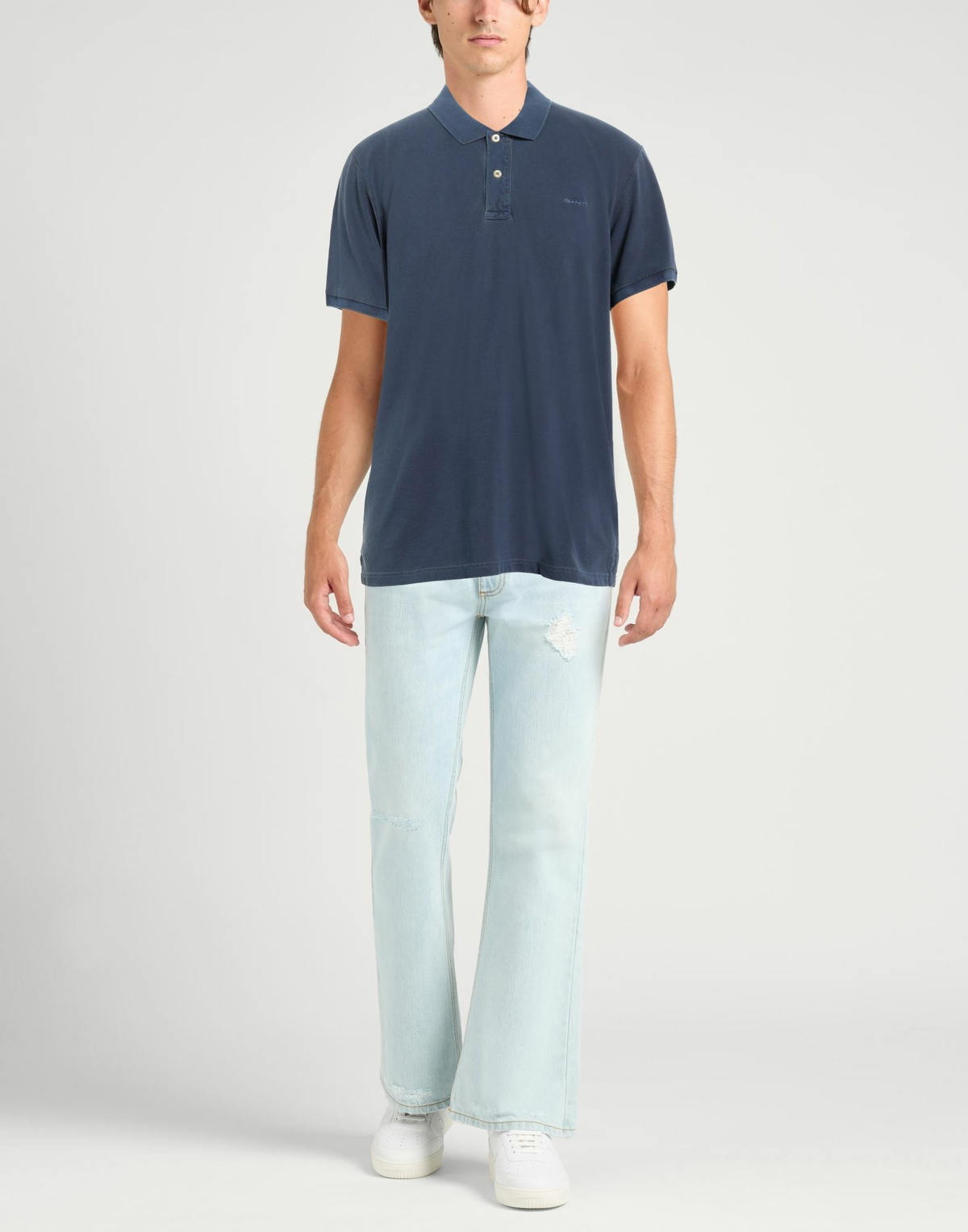 Gant Mens Polo shirt Slate in Blue