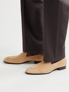 BRIONI - Suede Loafers - Neutrals - UK 9