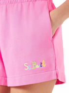 MC2 Saint Barth Woman Fluo Pink Cotton Short Pants