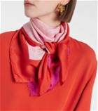 Valentino Toile Iconographe jacquard silk scarf
