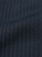 S.N.S. Herning - Defensor Ribbed Virgin Wool Zip-Up Cardigan - Blue