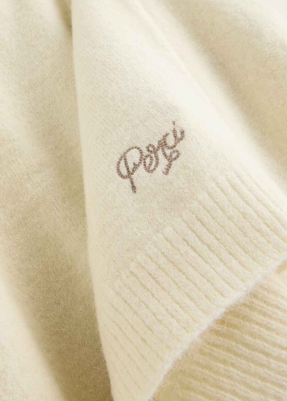 Percival Rugby Alpaca-blend Polo Jumper Cream