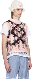 Charles Jeffrey LOVERBOY Pink Guddle Vest
