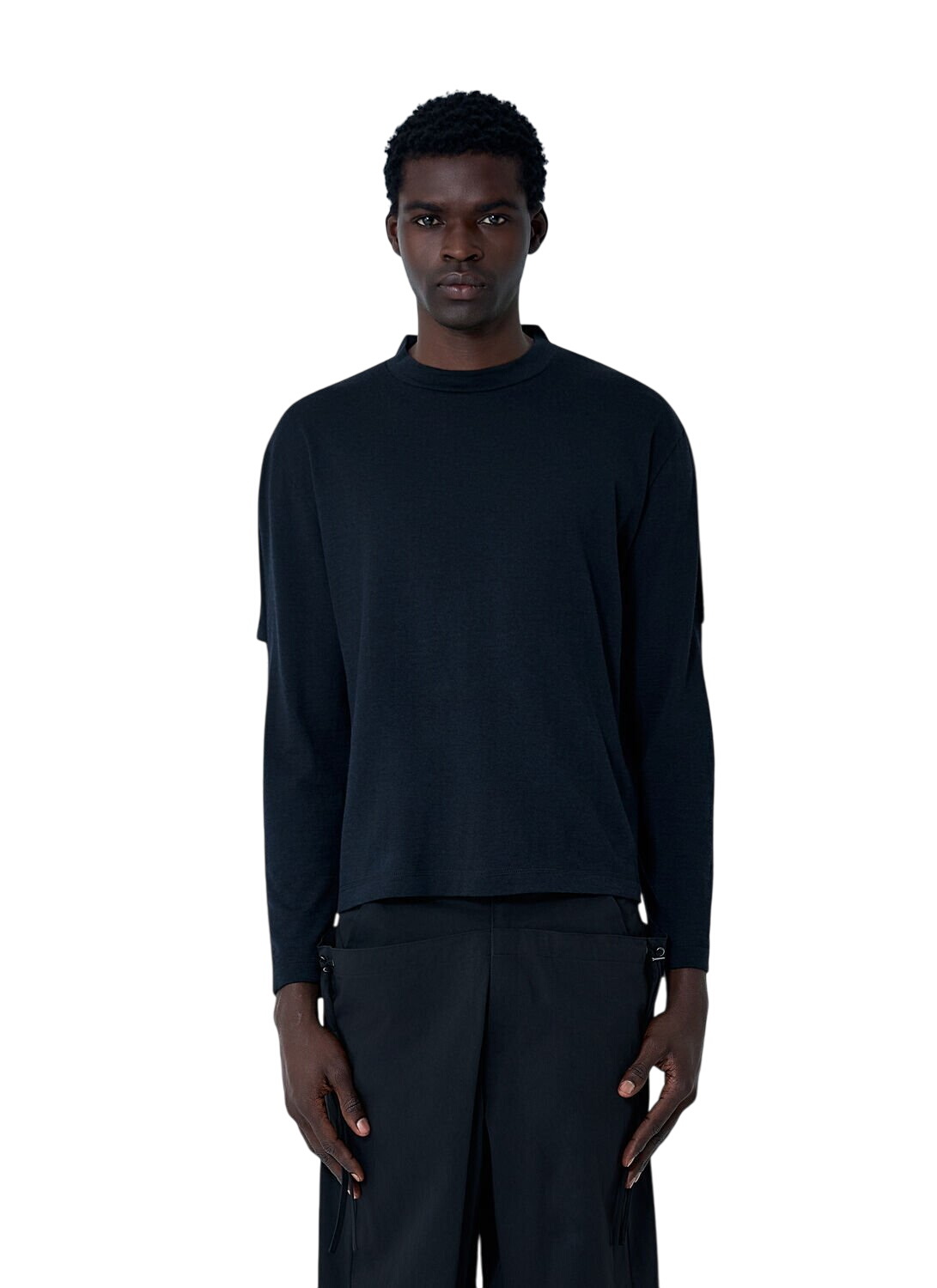 _J.L - A.L_ Blue Paneled T-Shirt J.L - A.L