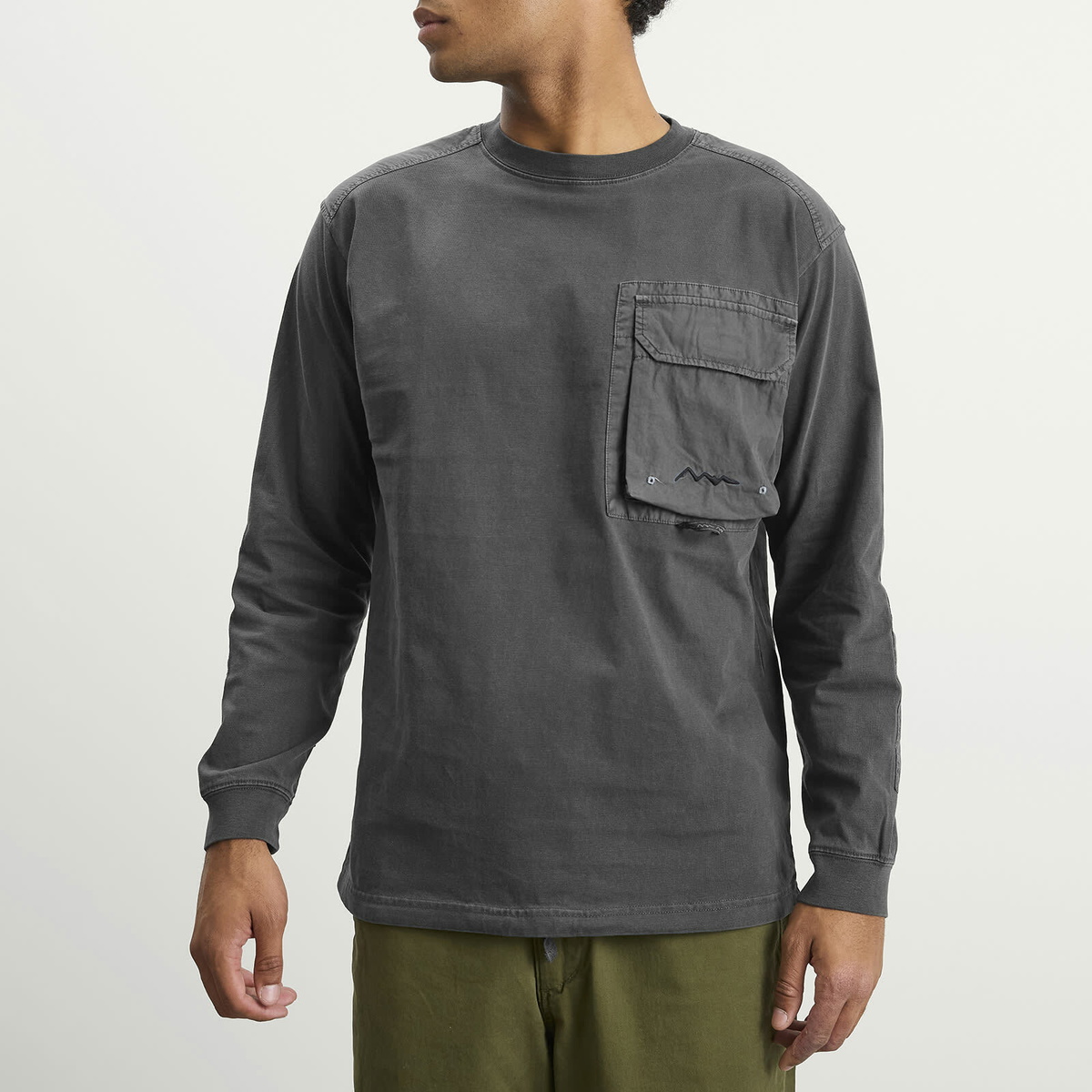 Manastash Men's Armor Long Sleeve Top in Black