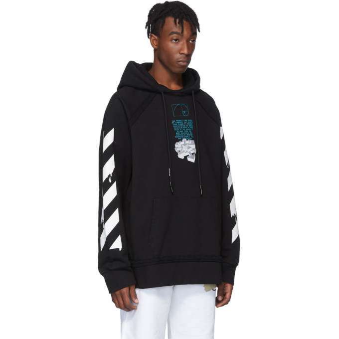 Off white 2025 dripping arrows hoodie