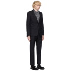 Dries Van Noten Navy Wool Straight Suit