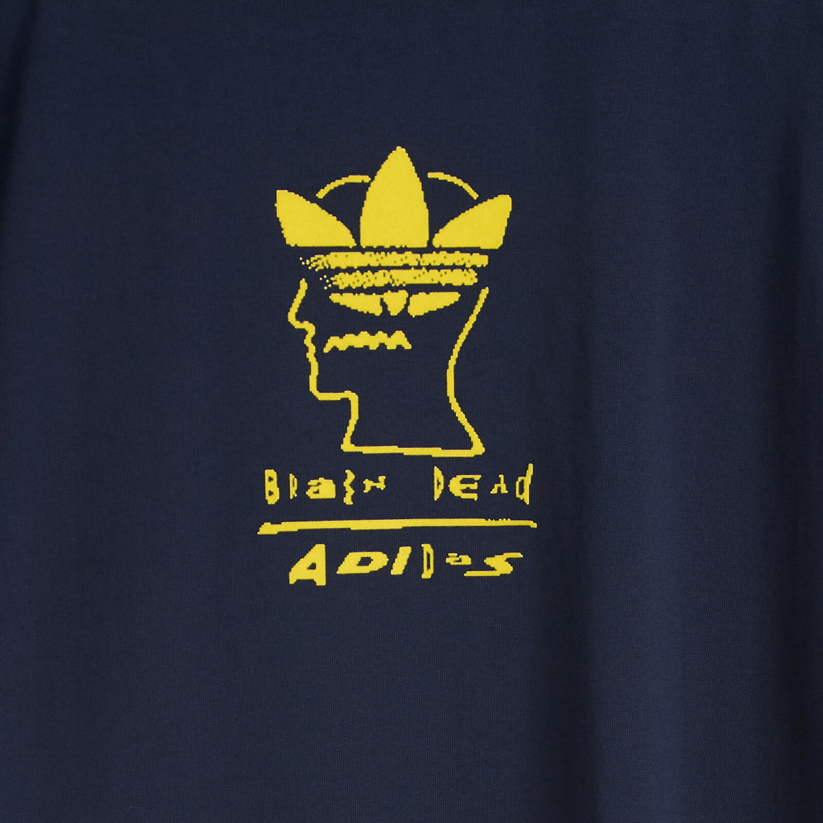 Adidas X Brain Dead T-Shirt in Collegiate Navy