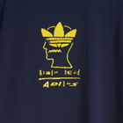 Adidas X Brain Dead T-Shirt in Collegiate Navy