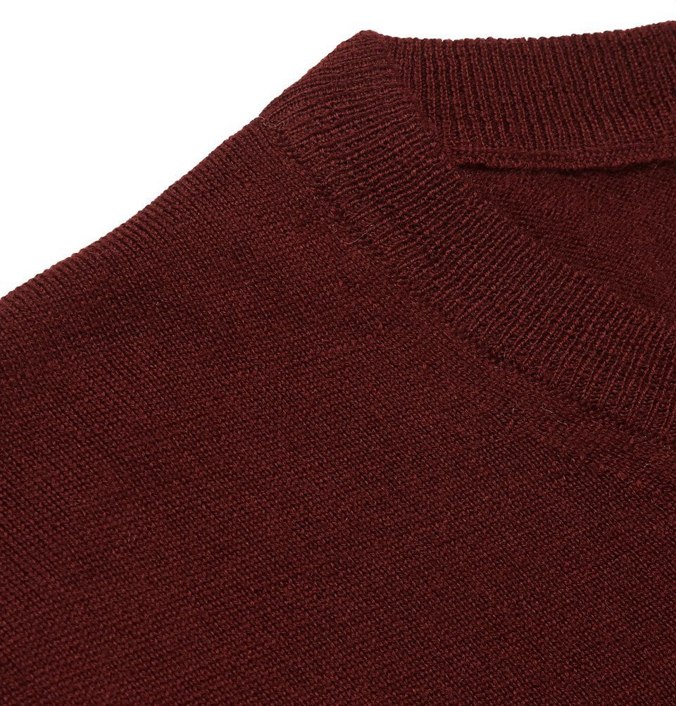 NN07 - Ted Merino Wool Sweater - Red NN07