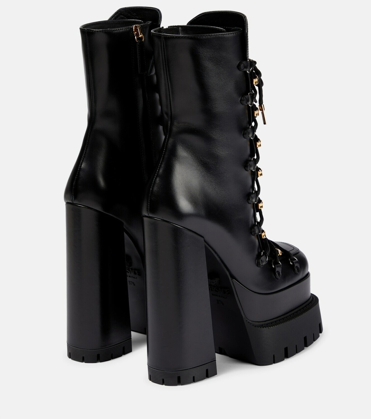 Black orders versace boots