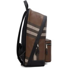 Burberry Brown E-Canvas Giant Check Backpack