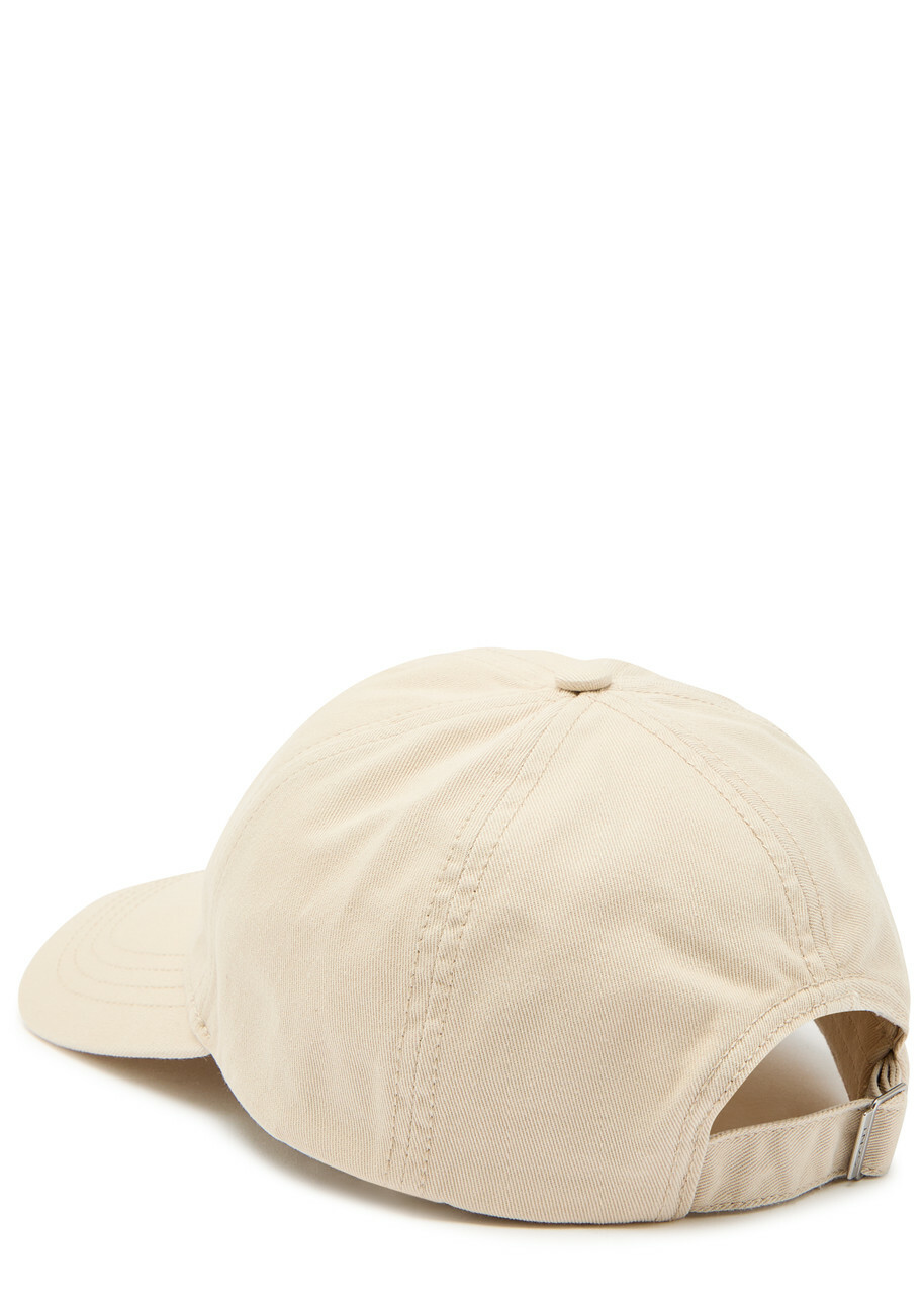 Gant Shield Logo-embroidered Cotton-twill cap - Ecru - One Size