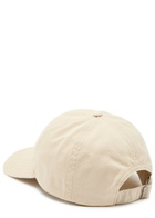 Gant Shield Logo-embroidered Cotton-twill cap - Ecru - One Size