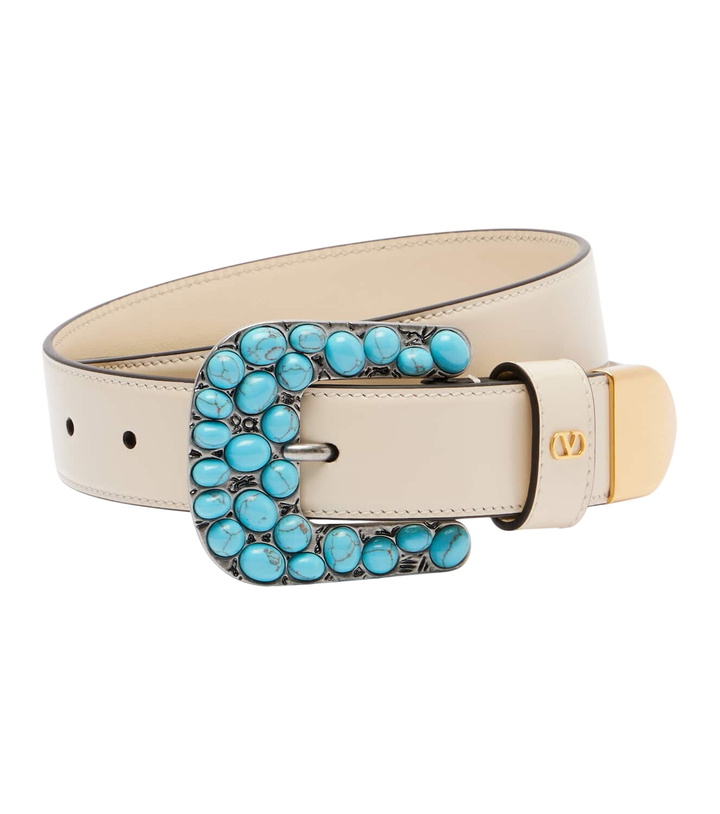 Photo: Valentino Garavani VLogo Signature 30 leather belt