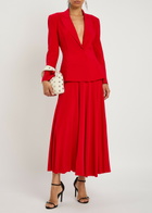 Norma Kamali Stretch-jersey Blazer Red